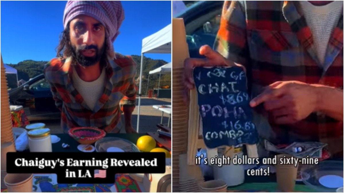 Indian tea seller in USA