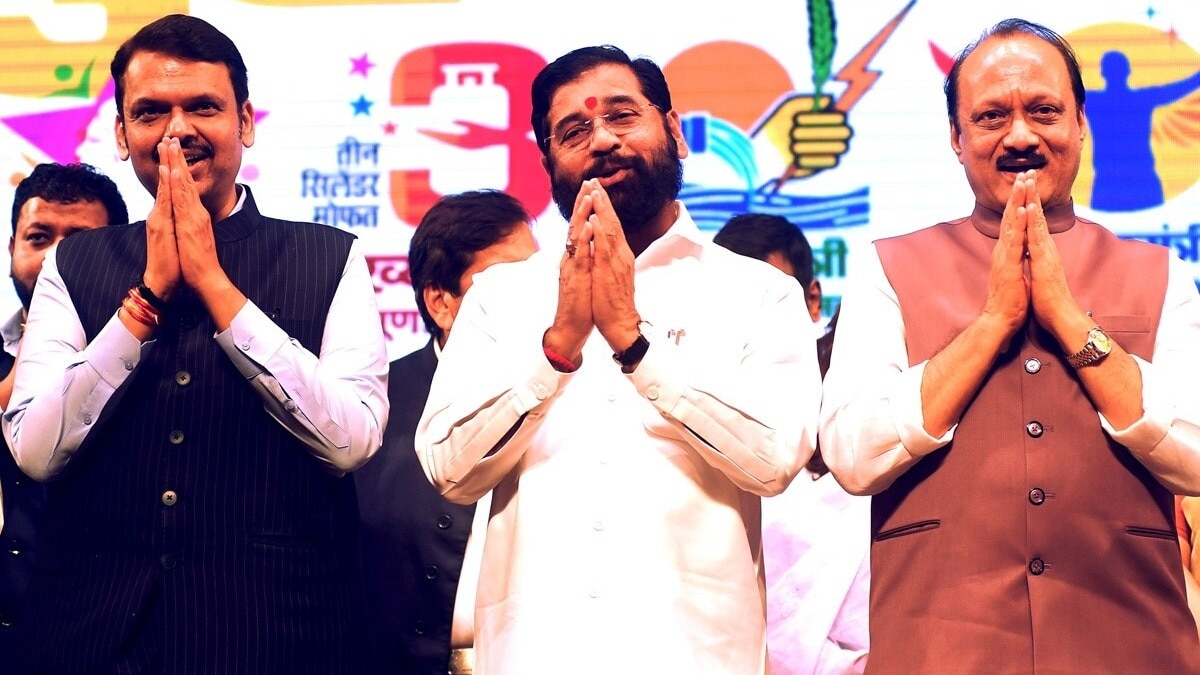 Devendra Fadnavish, Eknath Shinde, Ajit Pawar