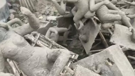 तोड़फोड़ से पहले मूर्तिकार को मिली थी धमकी