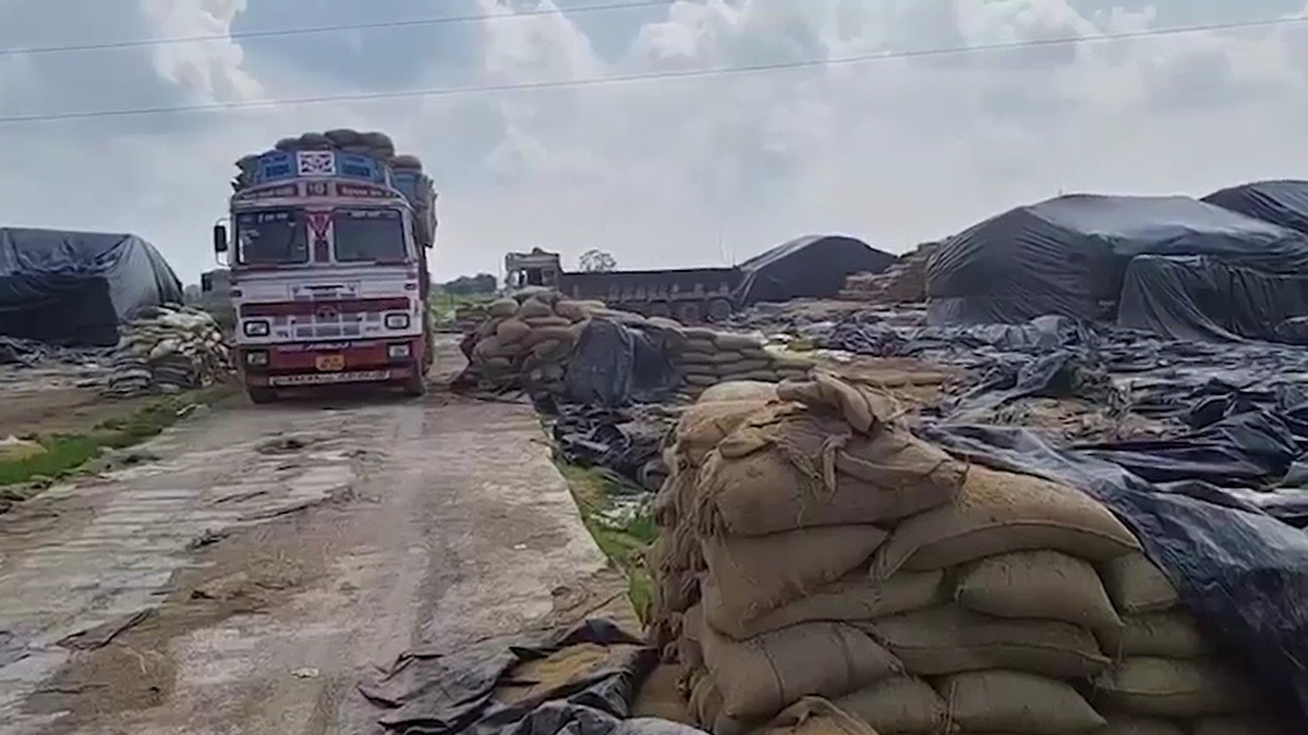 कवर्धा में 7 करोड़ का धान गायब.  (Photo: Screengrab)