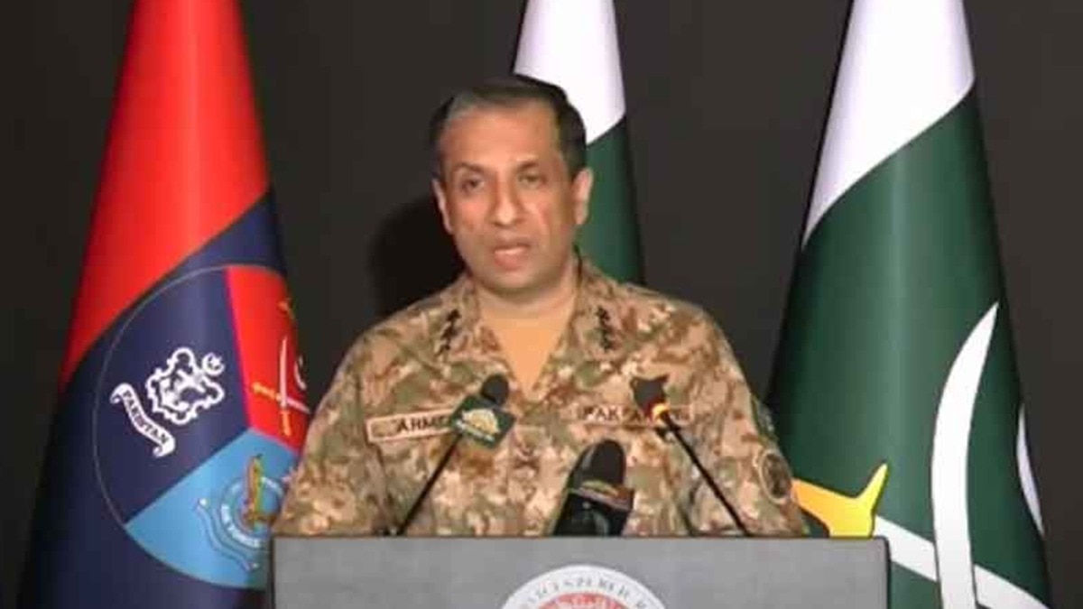 Lt Gen Ahmed Sharif Chaudhry, DG of the Pakistan Army's propaganda wing ISPR