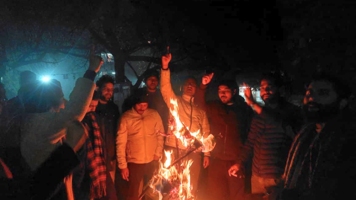 ABVP students protest