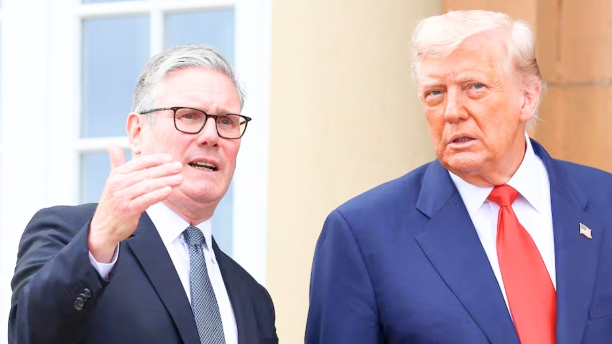 US President Donald Trump and British PM Keir Starmer
