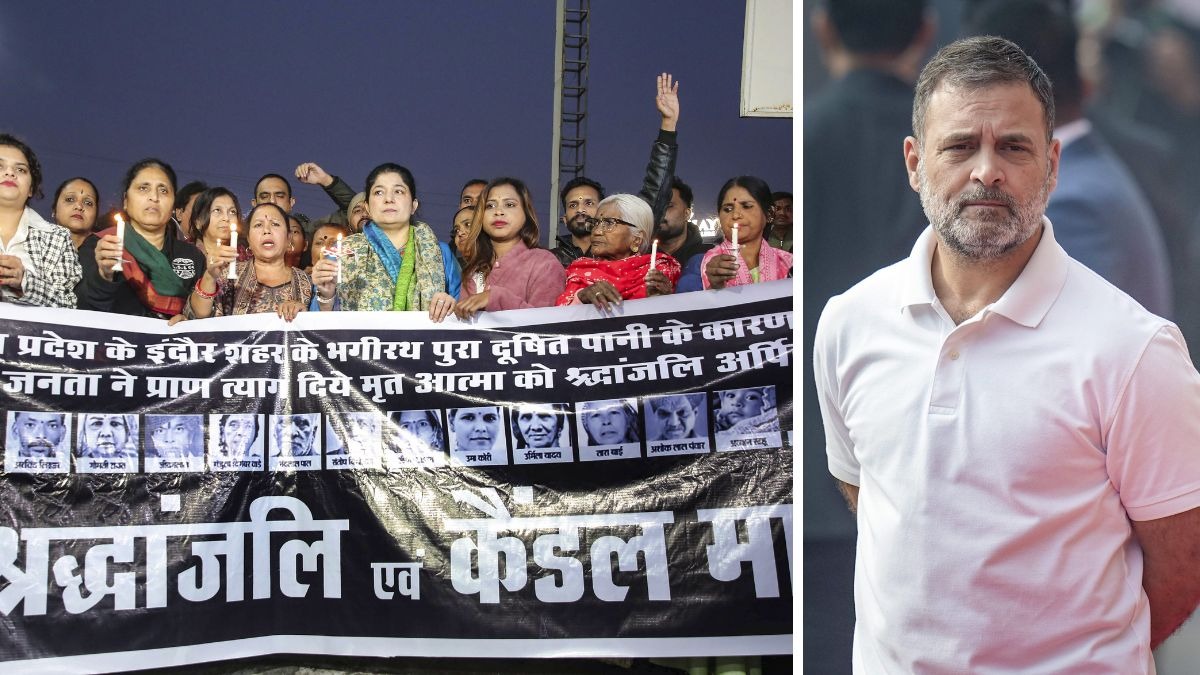 indore candle march rahul gandhi