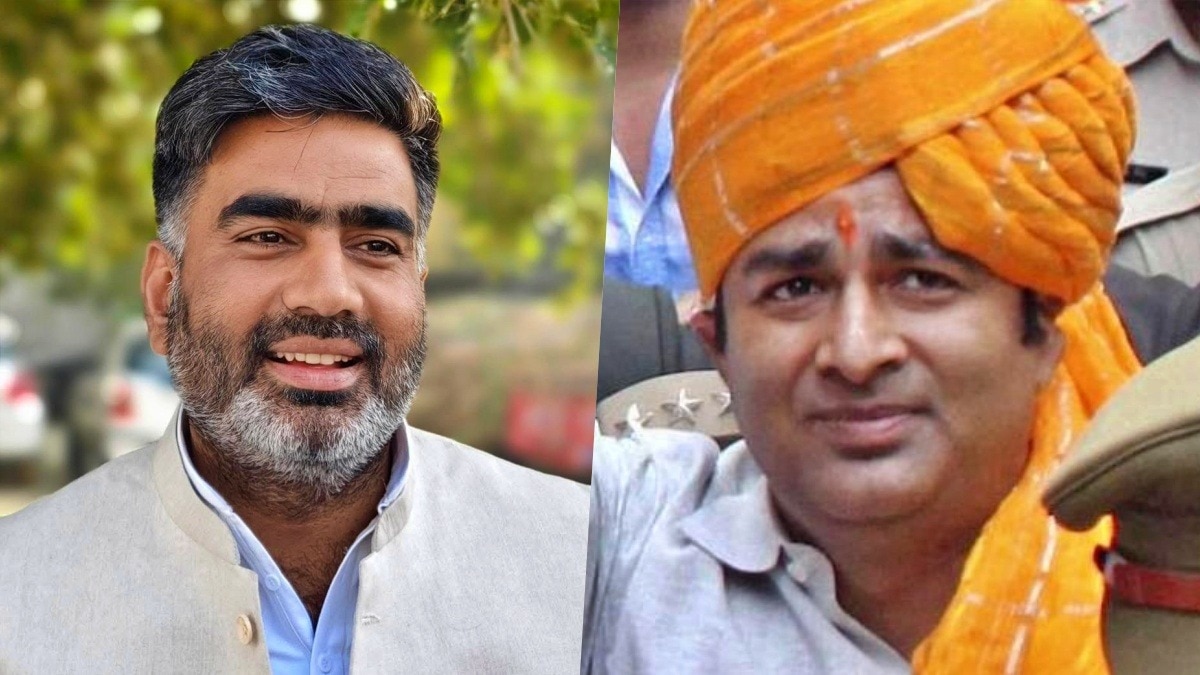 SP MLA Atul Pradhan and BJP leader Sangeet Som (File Photo)