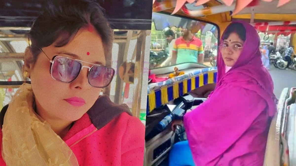 auto driver Anita Chaudhary in Jhansi (Photo - ITG)
