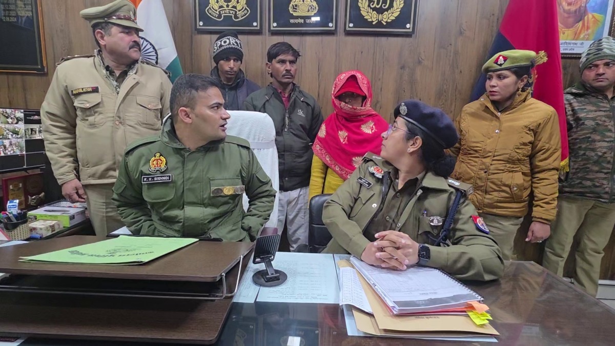 आरोपी पत्नी और प्रेमी गिरफ्तार (Photo: Screengrab