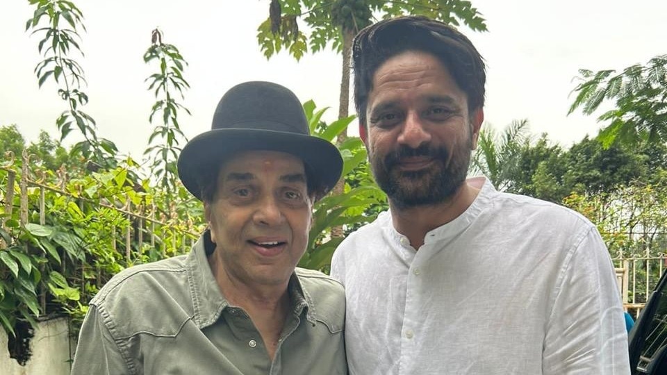 Jaideep Ahlawat with Dharmendra