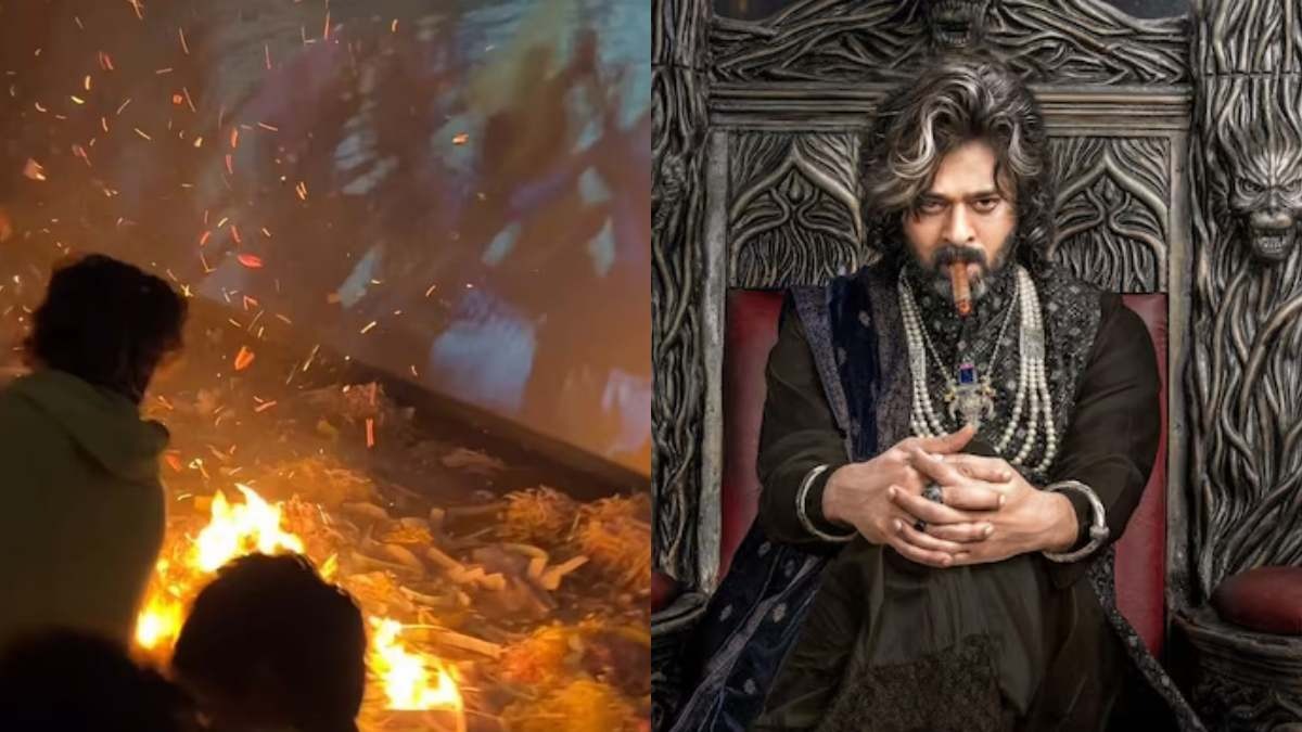 The raja saab Fire video