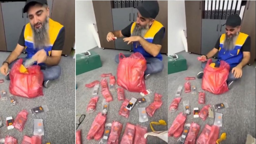 लीबिया में एक मोबाइल दुकानदार को 2010 में ऑर्डर किए गए नोकिया फोन 16 साल बाद मिले. (Photo: X/ @@mog_russEN) 