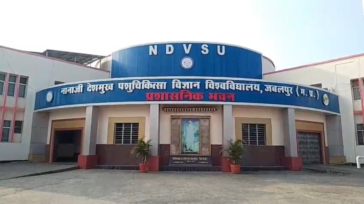 नानाजी देशमुख पशु चिकित्सा विज्ञान विश्वविद्यालय घोटाले को लेकर सुर्खियों में है. Photo ITG