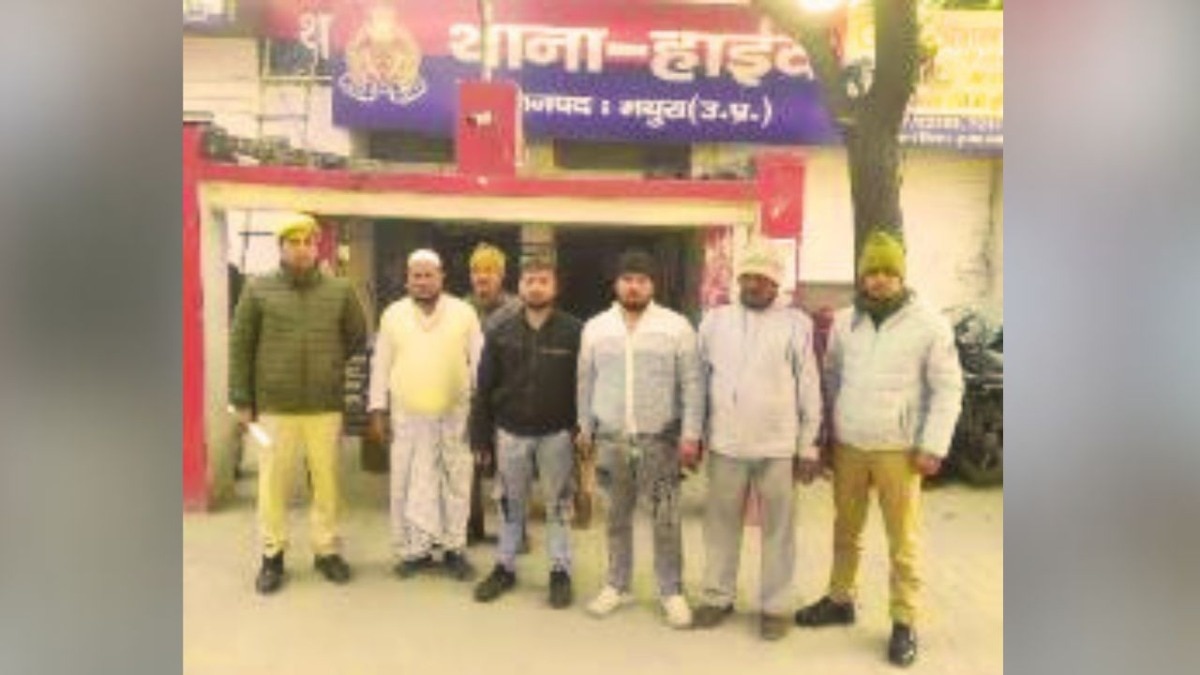 चार आरोपी गिरफ्तार (Photo: Screengrab)