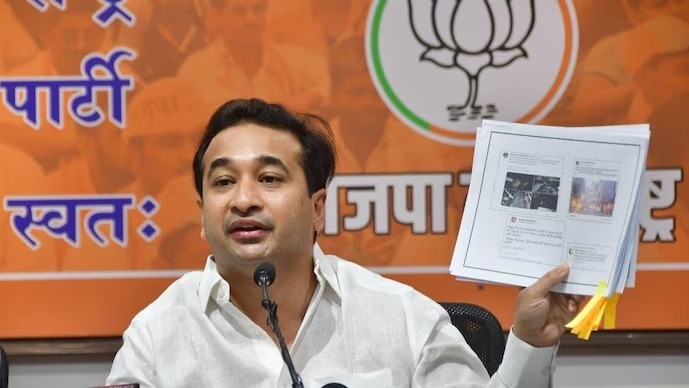 मुंबई के मरीन ड्राइव इलाके में है नितेश राणे का बंगला