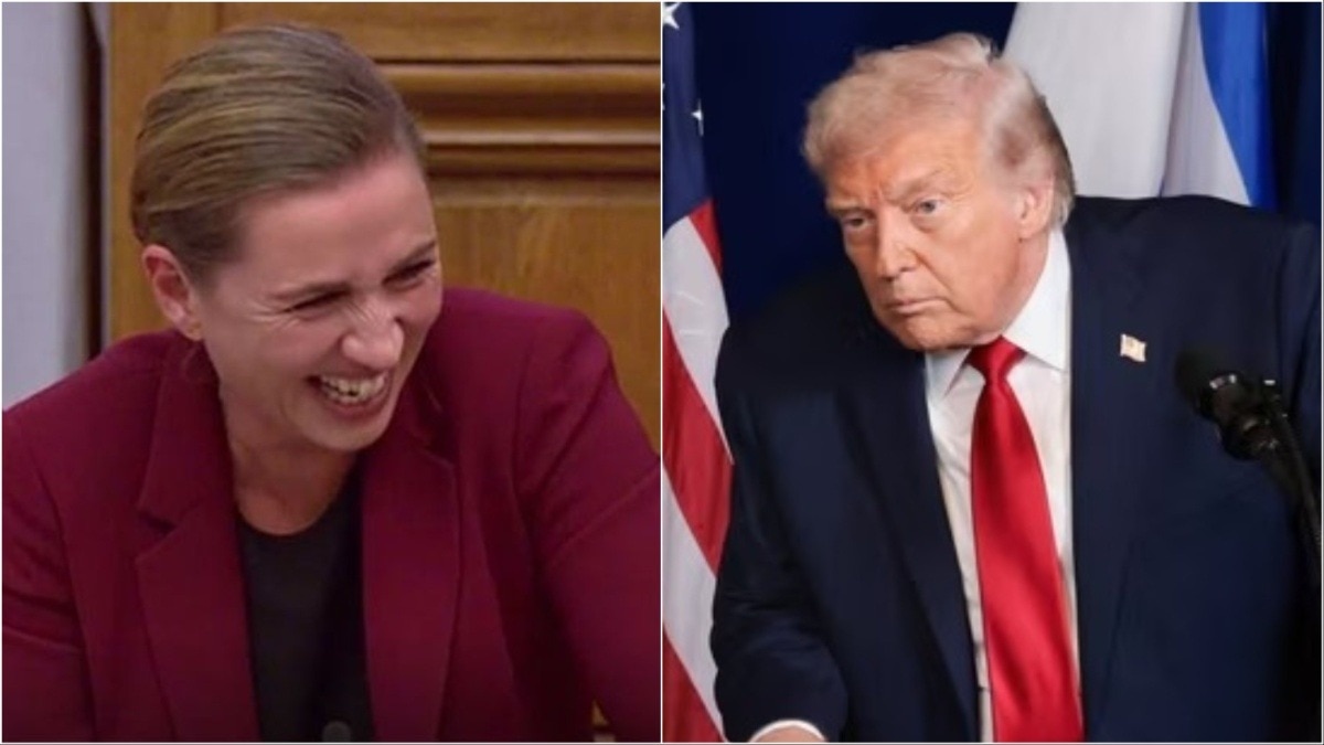 Mette Frederiksen, Donald Trump