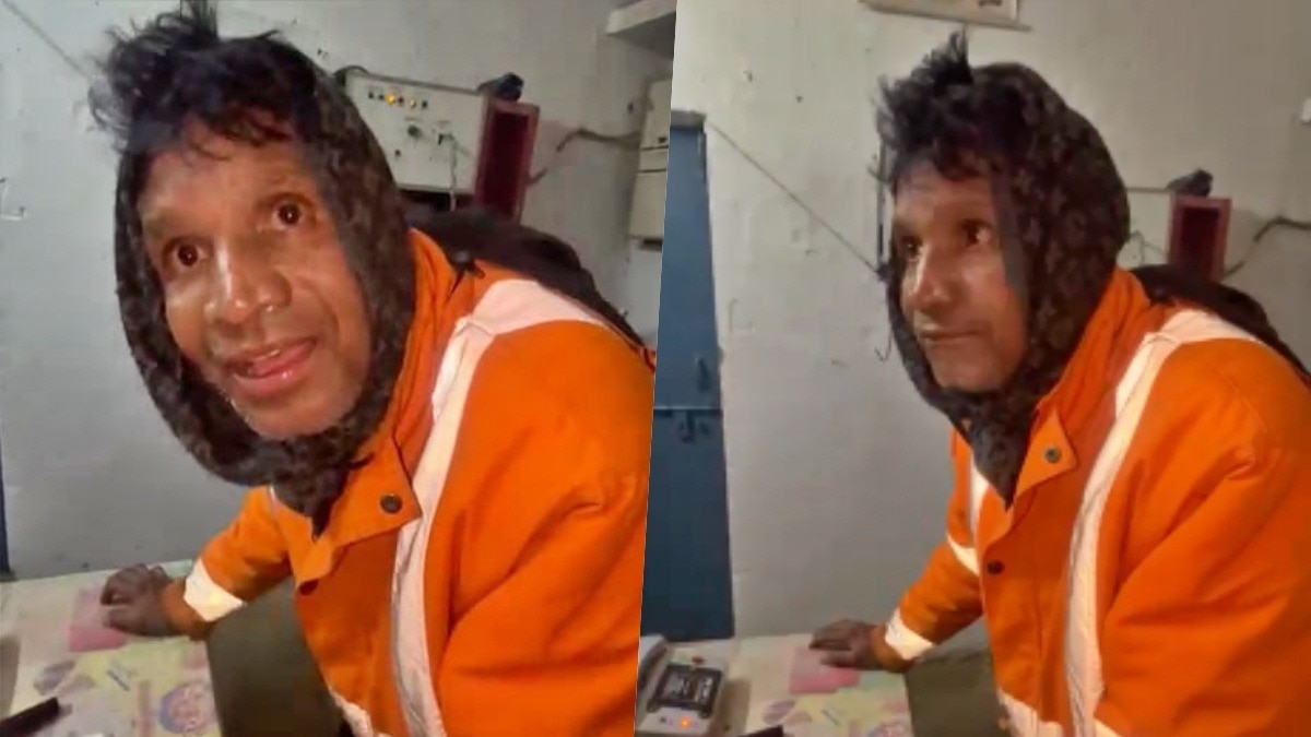 Video of drunken gateman goes viral (Photo - Screengrab)