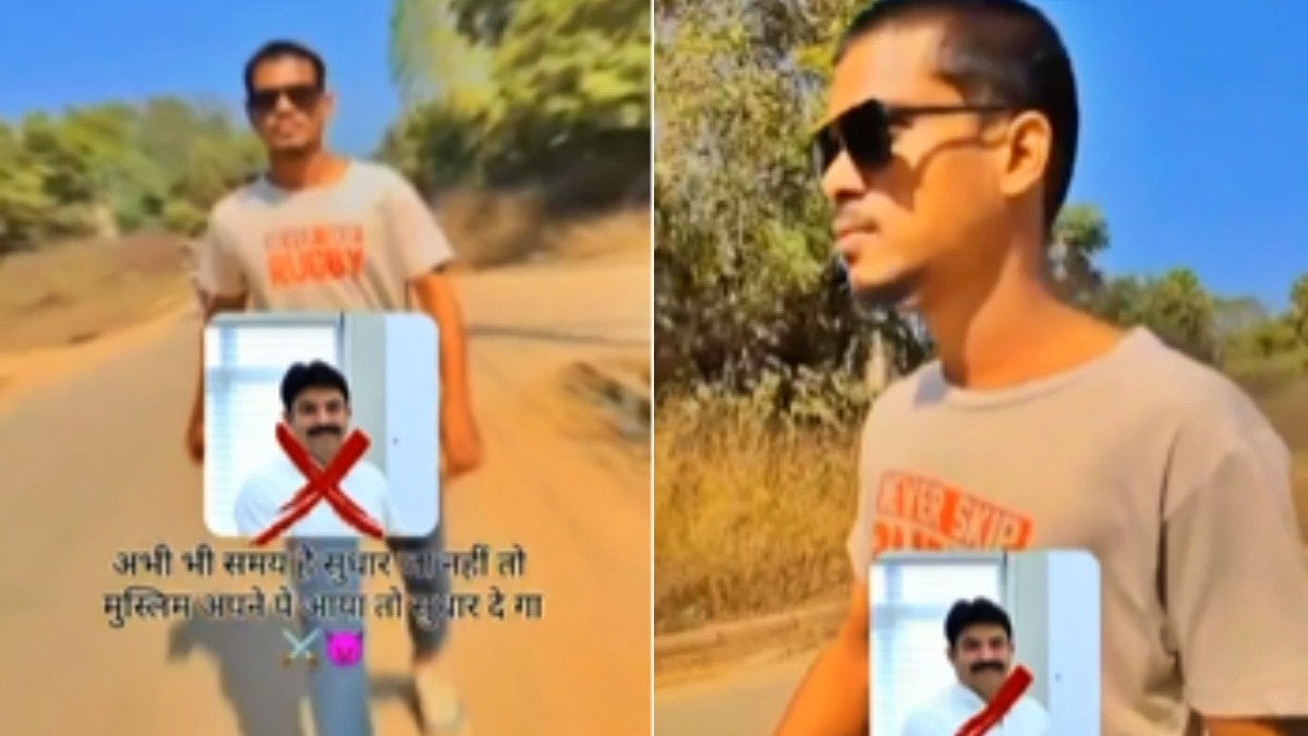 man uploaded threatening reel on Instagram (Photo - Screengrab)