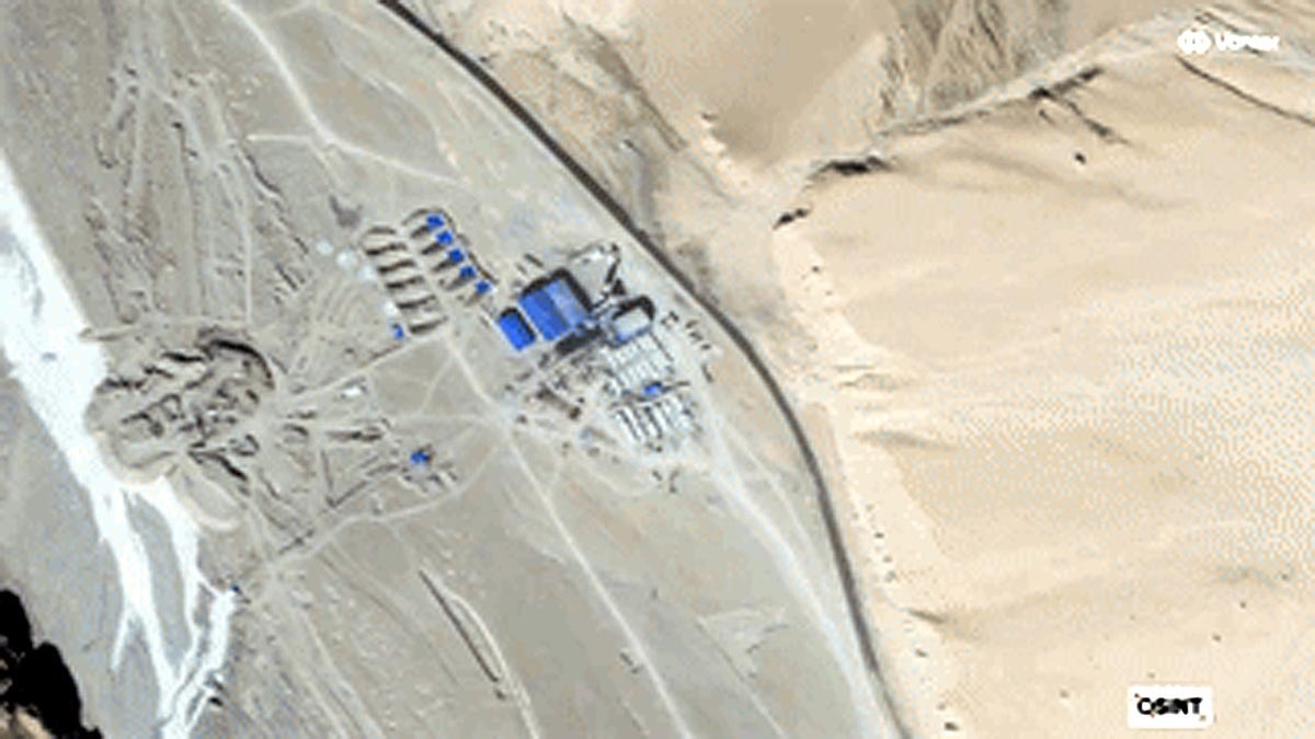 Shaksgam Valley Satellite Image