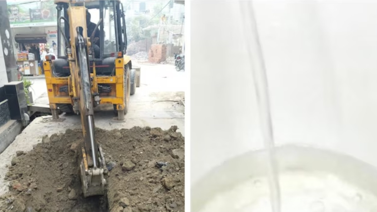 कुंवर सिंह कॉलोनी के लोग सीवेज से दूषित पानी पीने को मजबूर थे (फोटो- ITG)