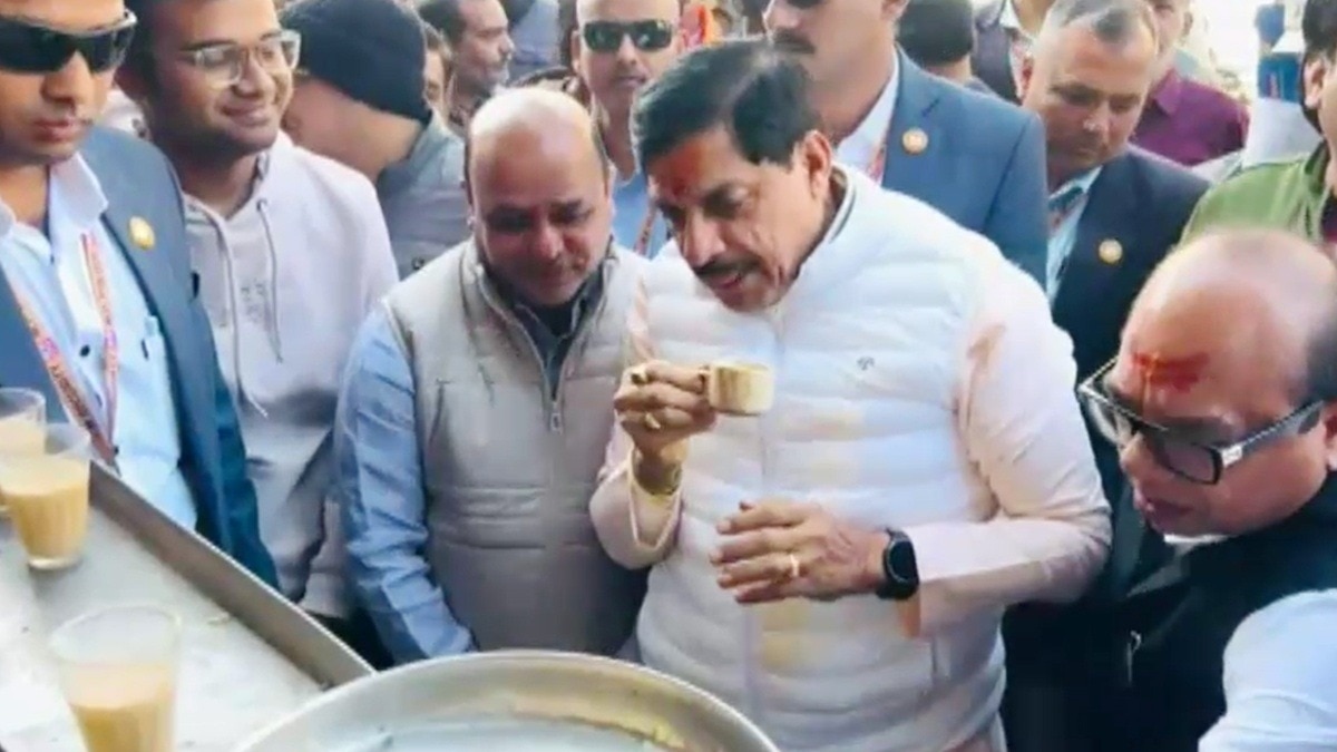 CM Mohan Yadav Tea Shop Interaction