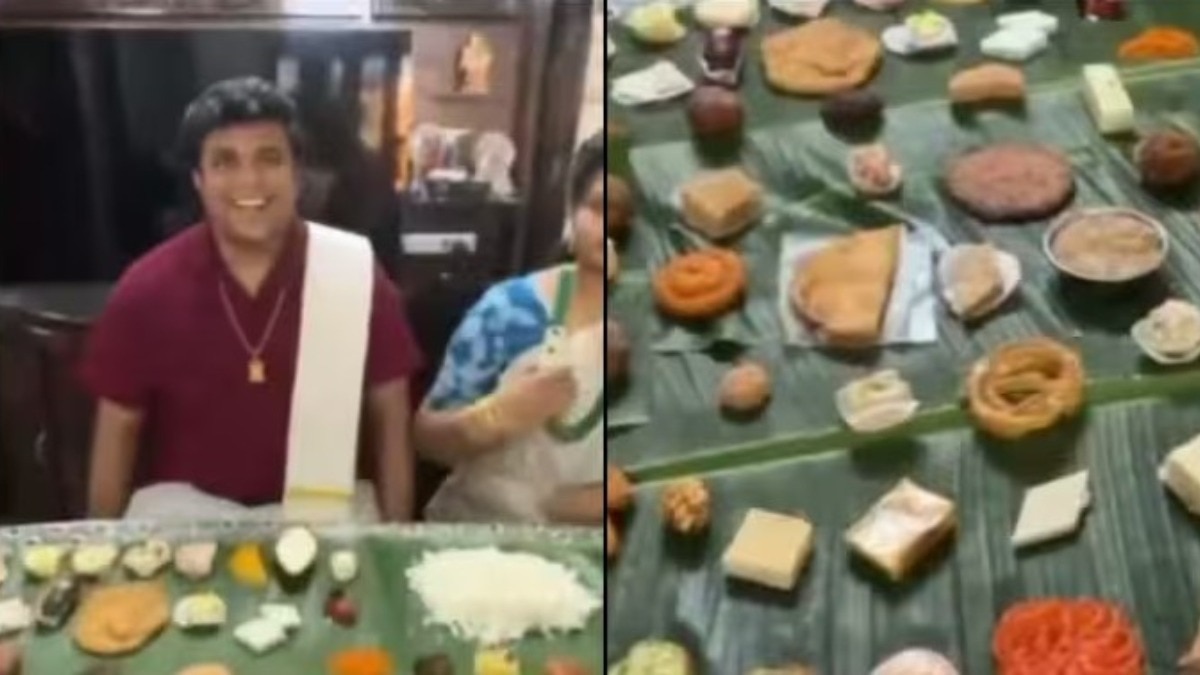 andhra-family-welcomes-son-in-law-with-1374-dishes-on-sankranti-feasts 