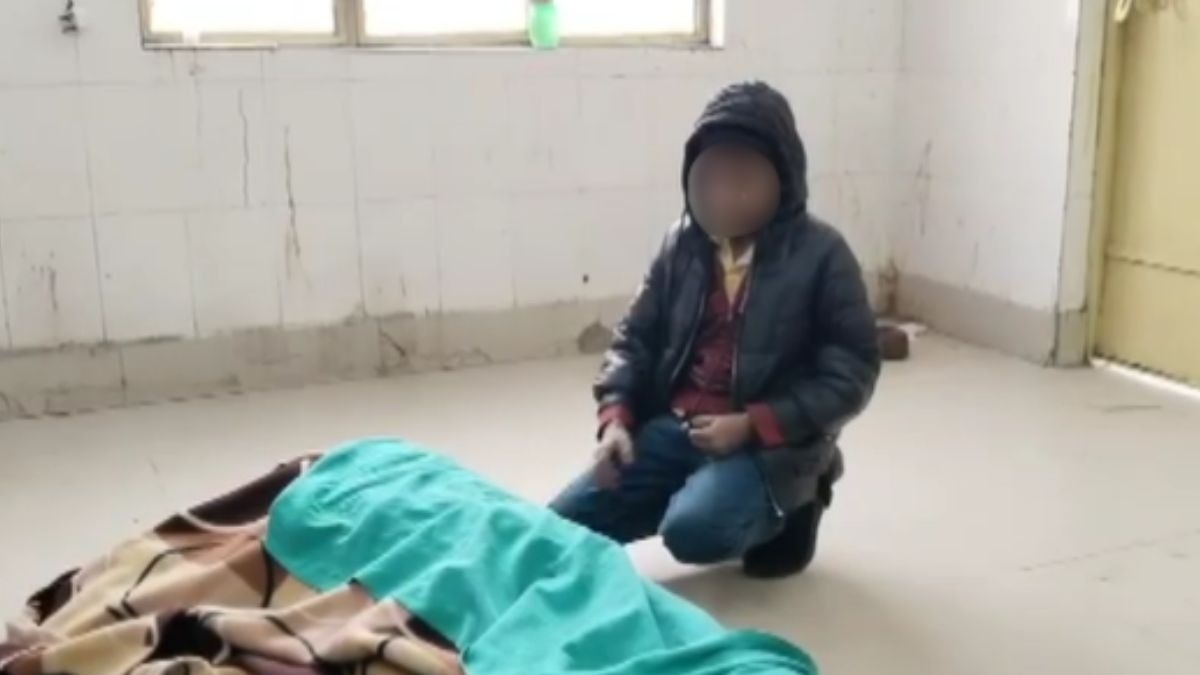 8 year old kid with dead body