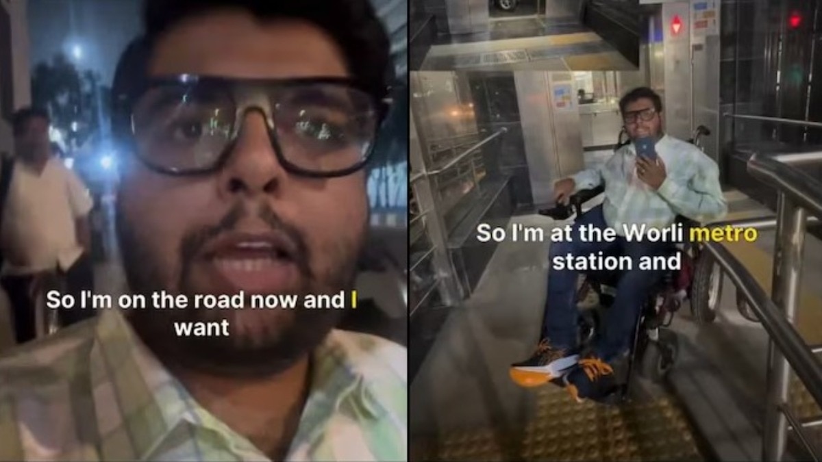 Specially-abled man left helpless after lift failure at Mumbai metro