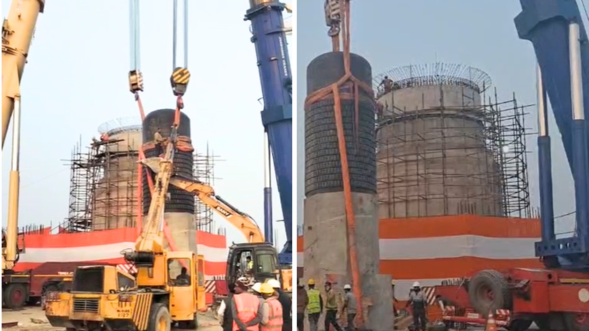 विश्व के सबसे बड़े शिवलिंग की स्थापना के हजारों श्रद्धालु साक्षी बनने जा रहे हैं.