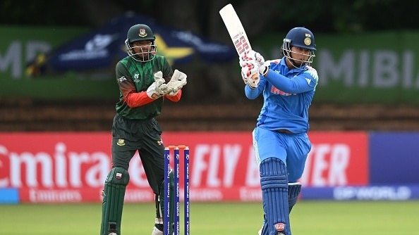 India's star batter Vaibhav Suryavanshi in this frame. (Getty)