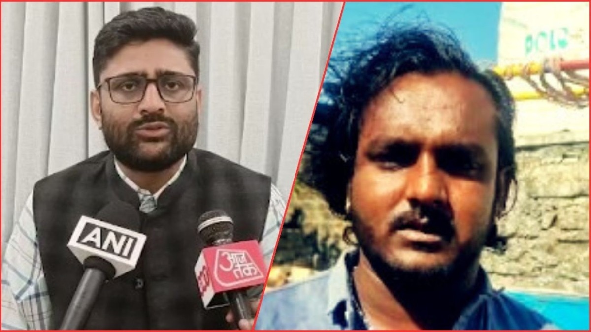 गोपाल इटालिया पर फेंका गया जूता (Photo: Screengrab)