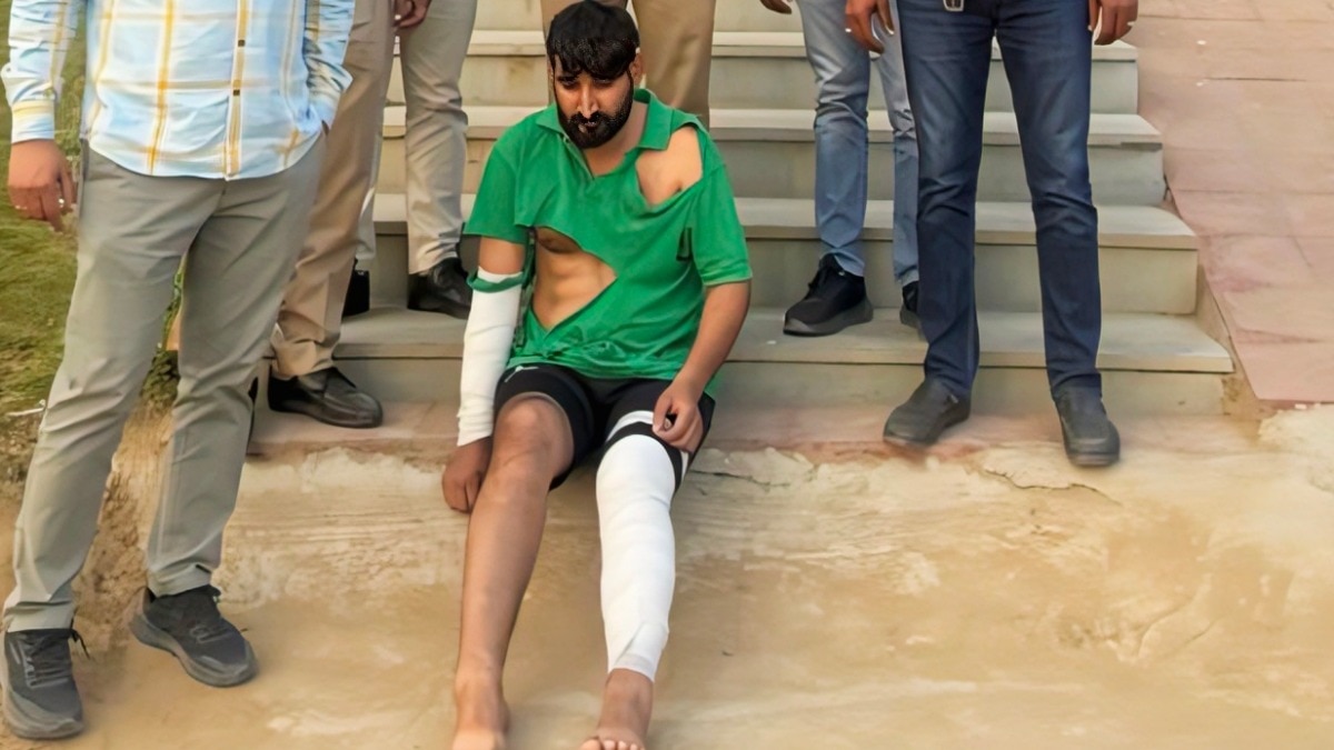 काफी मशक्कत के बाद आरोपी गिरफ्तार हो गया (Photo ITG)