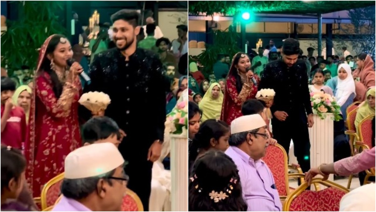 bride-sings-haule-haule-at-wedding-groom-reaction-viral-video