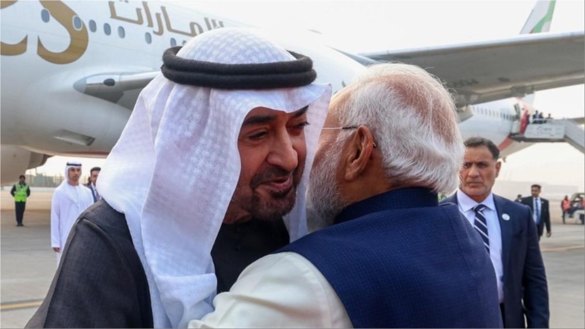 Mohammed bin Zayed Al Nahyan, Narendra Modi