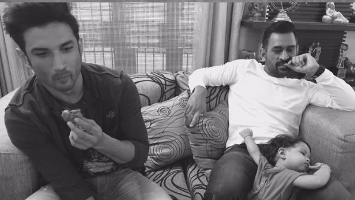 सुशांत सिंह राजपूत के साथ महेंद्र सिंह धोनी की मस्ती (Photo: Instagram @sapnamotibhavnani)