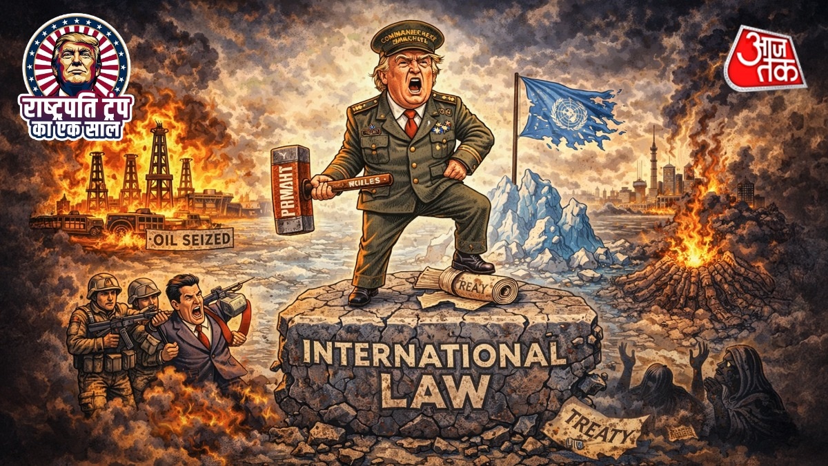 डोनाल्ड ट्रंप ने राष्ट्रपति बनने के बाद एक साल में पूरी दुनिया के हर नियम कायदे की धज्जियां उड़ा दी हैं.