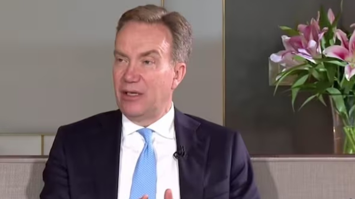 वर्ल्ड इकोनॉमिक फोरम के अध्यक्ष बोर्गे ब्रेंडे ने अमेरिका-ईयू टेंशन पर की बात (Photo: ITG)