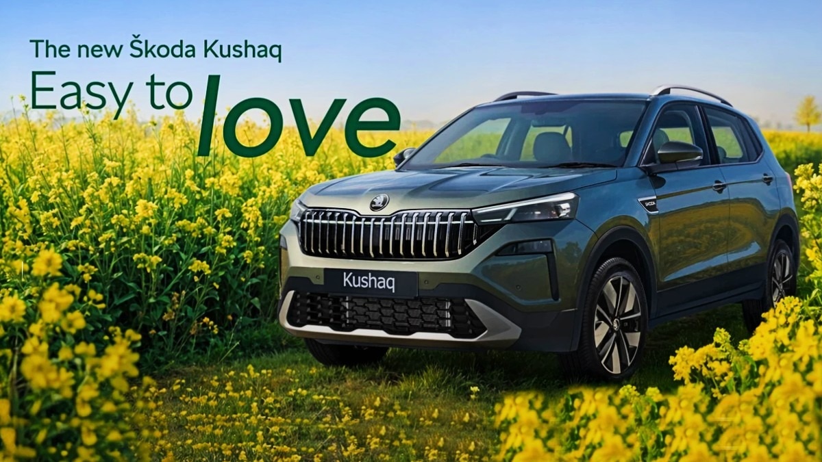 Skoda Kushaq को कंपनी ने दो पेट्रोल इंजन में पेश किया है. Photo: skoda-auto.co.in