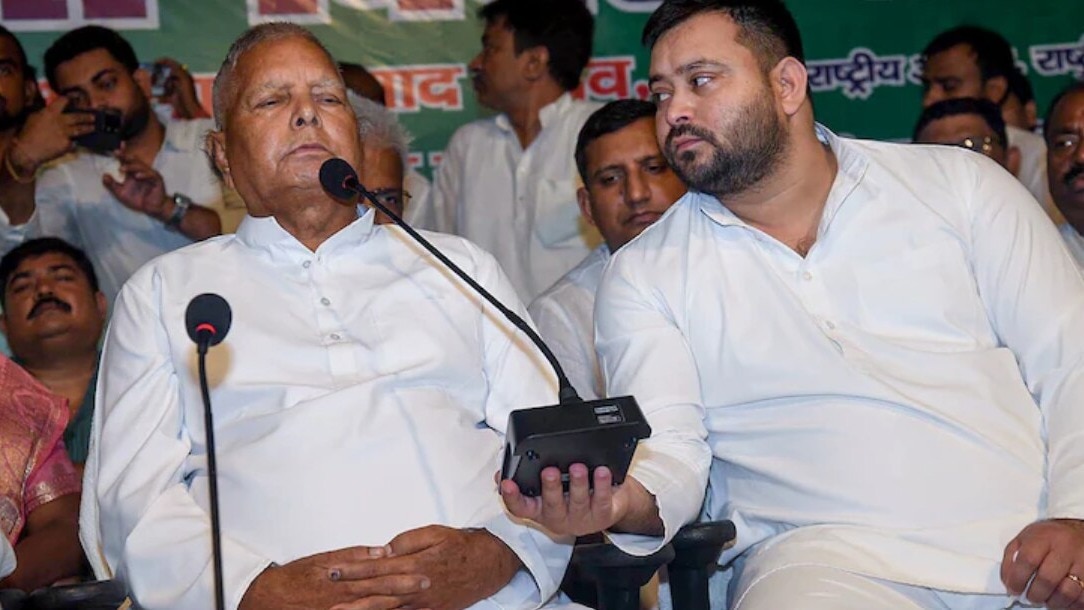 Lalu Prasad and Tejashwi Yadav