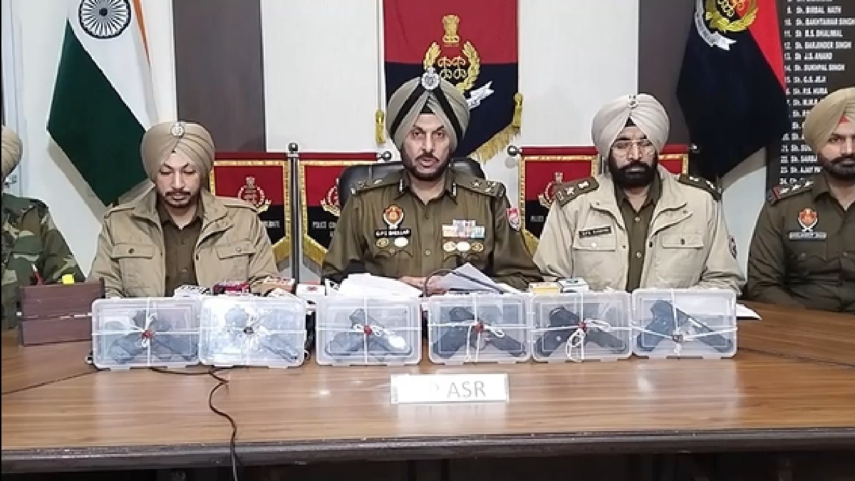 Amritsar police disclosure cross border arms smuggling