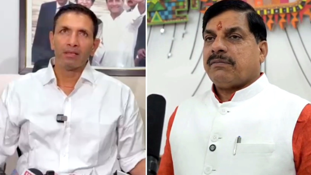 CM यादव ने खड़गे से की जीतू को पद से हटाने की मांग.