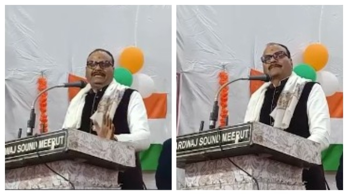 गरीबी को याद कर भावुक हुए ब्रजेश पाठक (Photo: Screengrab)