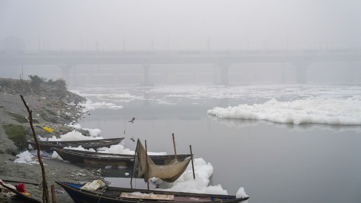 नजफगढ़ ड्रेन में आधुनिक ड्रेजिंग अभियान शुरू (Photo: PTI)