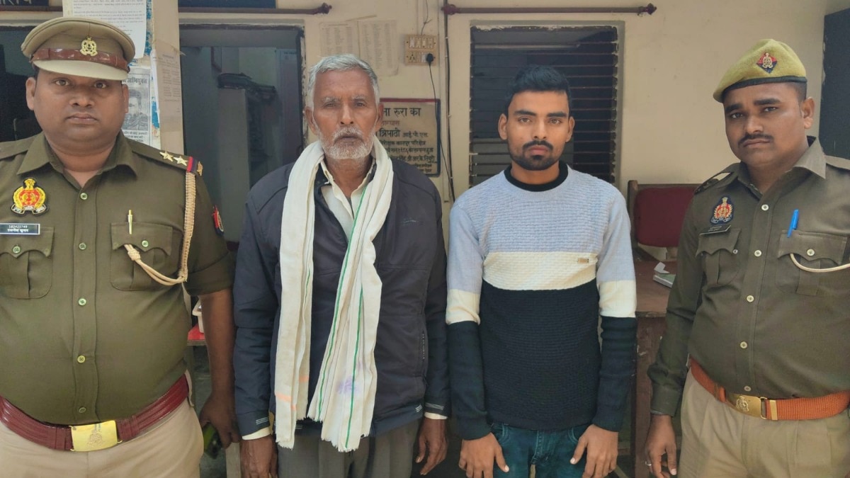 कानपुर देहात पुलिस ने आरोपियों काे गिरफ्तार किया (Photo: ITG)