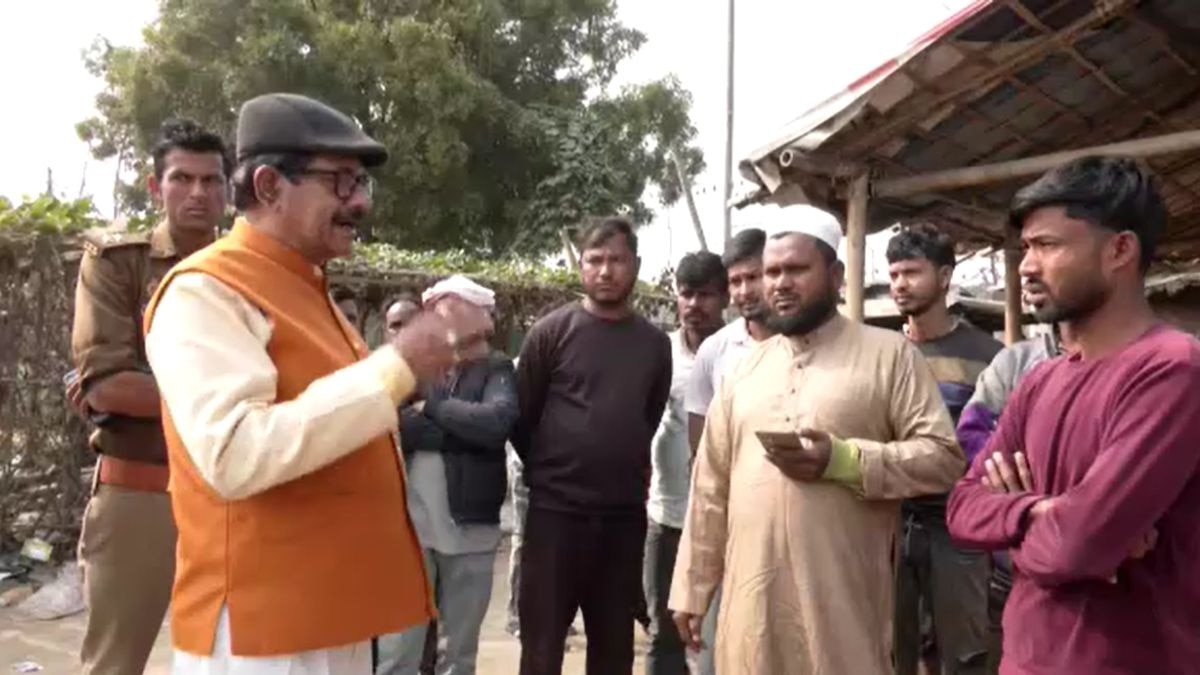 लखनऊ में घुसपैठियों को लेकर अभियान जारी. (Photo: Screengrab)