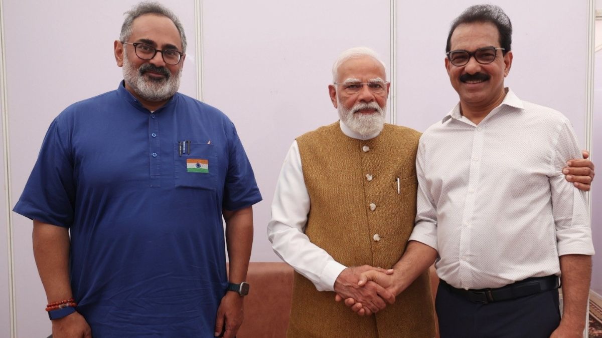 प्रधानमंत्री नरेंद्र मोदी ने तिरुवनंतपुरम में साबू एम. जैकब से मुलाकात की. (Photo- X/NarendraModi)