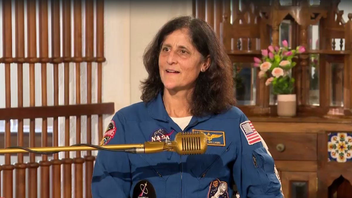 Sunita Williams in an exclusive conversation with India Today (Photo: Screengrab from interview/India Today)