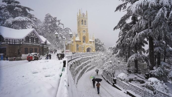 shimla snowfall