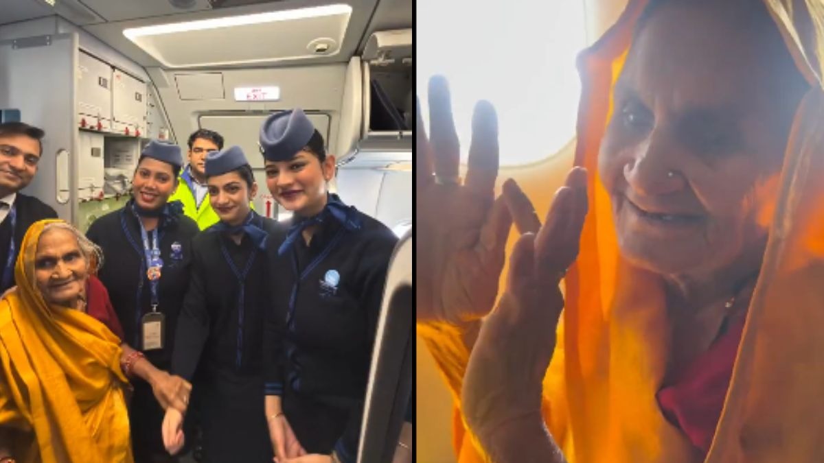 पोते ने दादी को ऐसा गिफ्ट दिया है कि लोग उसकी जमकर तारीफ कर रहे हैं. (Photo: x/ @rareindianclips)