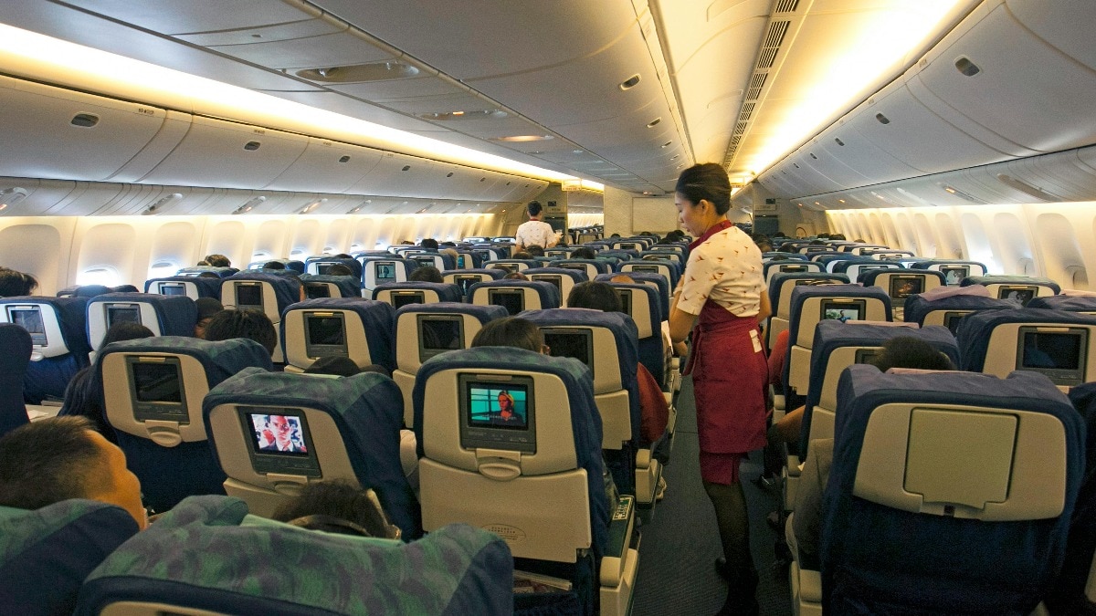 Flight attendant warning about plane coffee