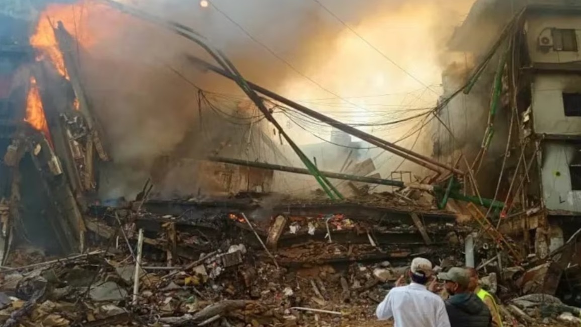 Pakistan karachi gul shopping plaza fire
