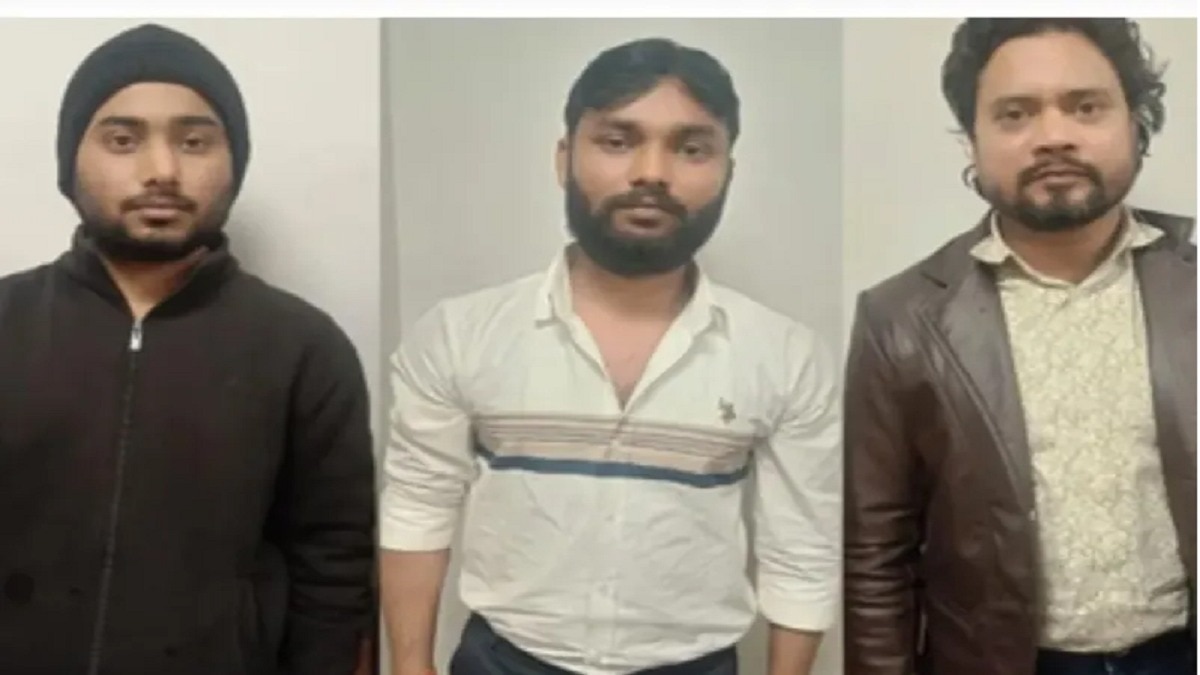 पुलिस की गिरफ्त में आरोपी. (Photo: ITG)